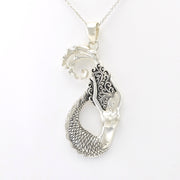 Silver Splash Mermaid Necklace