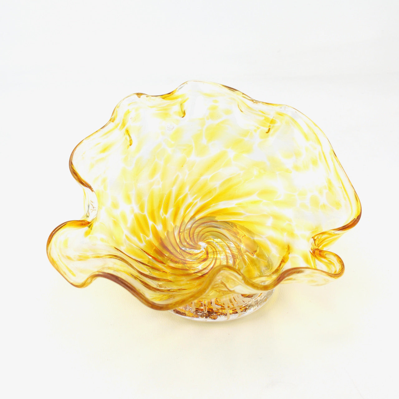 Glass Gold Clamshell