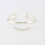 Alt View Silver Twist Cuff Bracelet