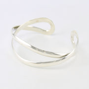 Silver Twist Cuff Bracelet