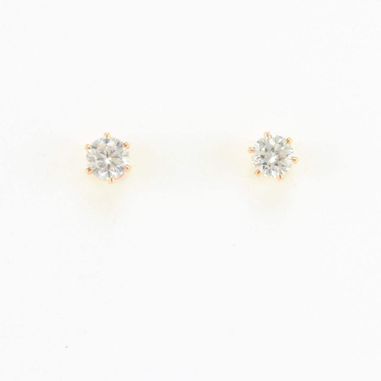 Gold Fill 5mm Cubic Zirconia Earring